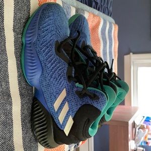 Adidas basketball shoes, size 7